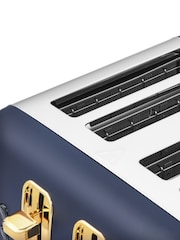 Morphy Richards Blue Accents 4 Slice Toaster - Image 4 of 4