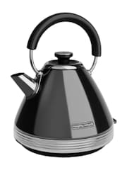 Morphy Richards Black Venture Retro Pyramid Kettle - Image 1 of 1