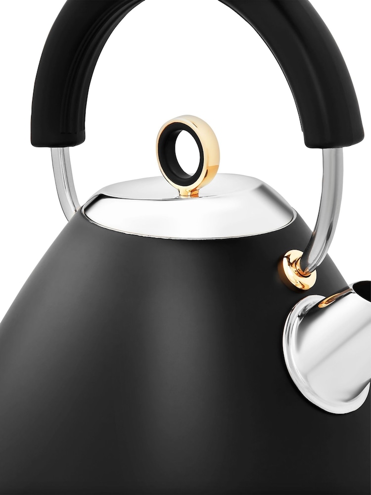 Morphy Richards Black Accents Pyramid Ketttle - Image 1 of 4 Morphy Richards Black Accents Pyramid Ketttle - Image 1 of 4