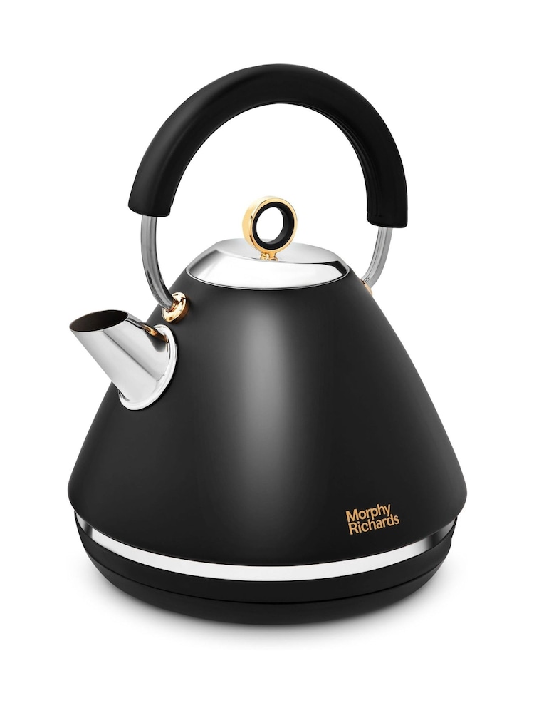 Morphy Richards Black Accents Pyramid Ketttle - Image 2 of 4 Morphy Richards Black Accents Pyramid Ketttle - Image 2 of 4