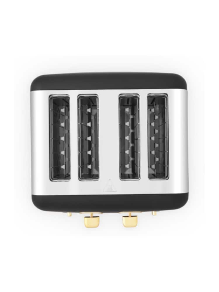 Morphy Richards Black Accents 4 Slice Toaster - Image 2 of 4