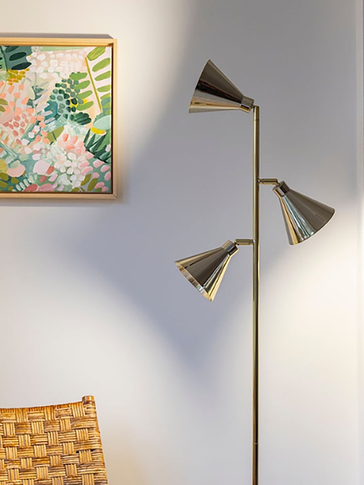 Houseof. Brass Cone Floor Lamp - Image 1 of 6