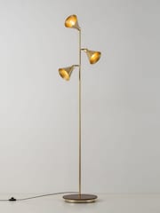 Houseof. Brass Cone Floor Lamp - Image 2 of 6
