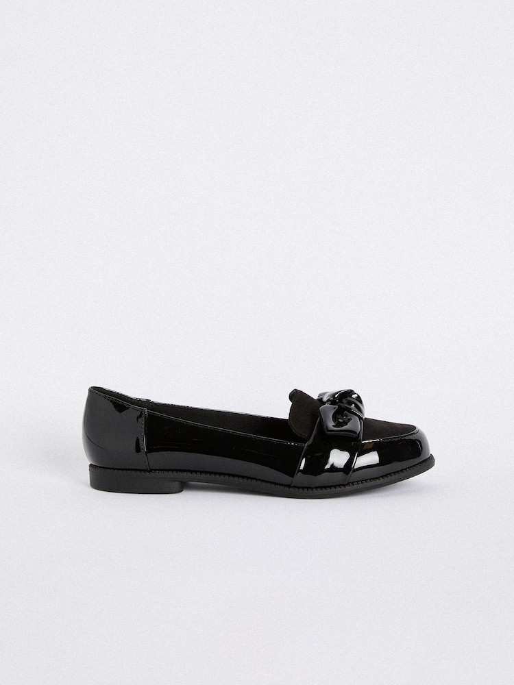 črna - Friends Like These Čevlji s plosko peto/brez pete Comfort pentlja Faux Leather Patent mokasini - Slika 1 iz 4 črna - Friends Like These Čevlji s plosko peto/brez pete Comfort pentlja Faux Leather Patent mokasini - Slika 1 iz 4