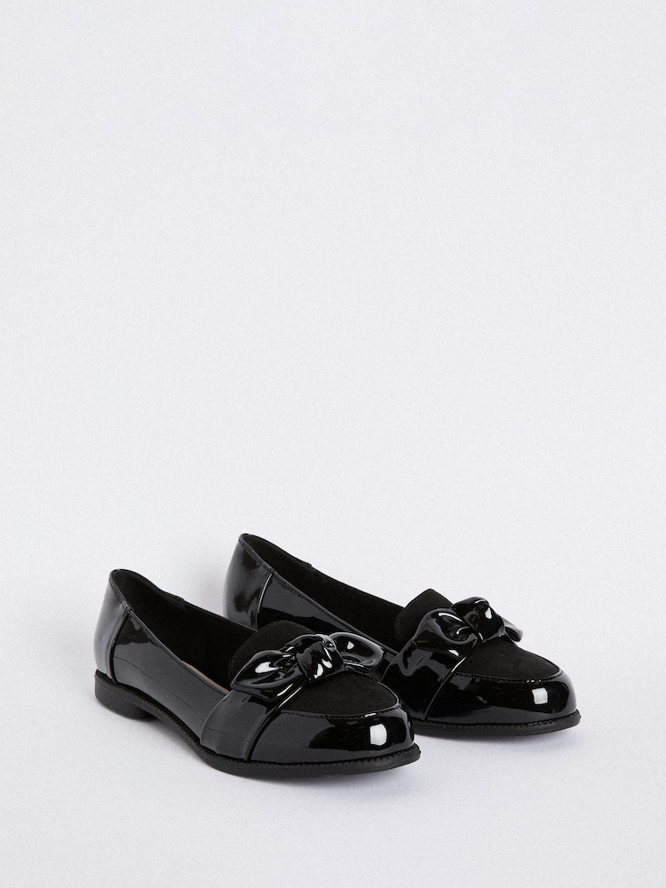 črna - Friends Like These Čevlji s plosko peto/brez pete Comfort pentlja Faux Leather Patent mokasini - Slika 4 iz 4 črna - Friends Like These Čevlji s plosko peto/brez pete Comfort pentlja Faux Leather Patent mokasini - Slika 4 iz 4