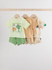 Green Tiger Baby Tops and Shorts Set 6 Piece - Image 1 of 14