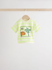 Green Tiger Baby Tops and Shorts Set 6 Piece - Image 3 of 14