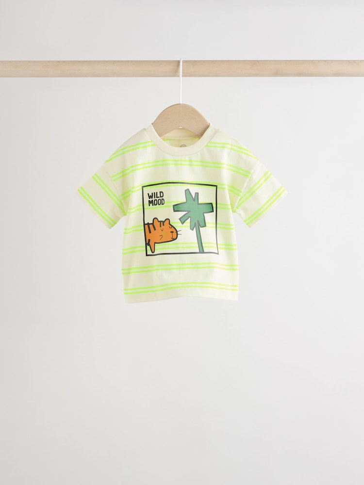Green Tiger Baby Tops and Shorts Set 6 Piece - Image 3 of 14