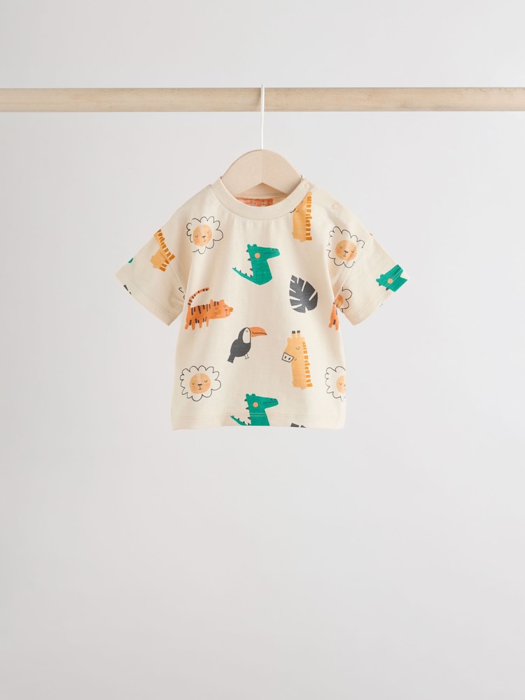 Green Tiger Baby Tops and Shorts Set 6 Piece - Image 7 of 14