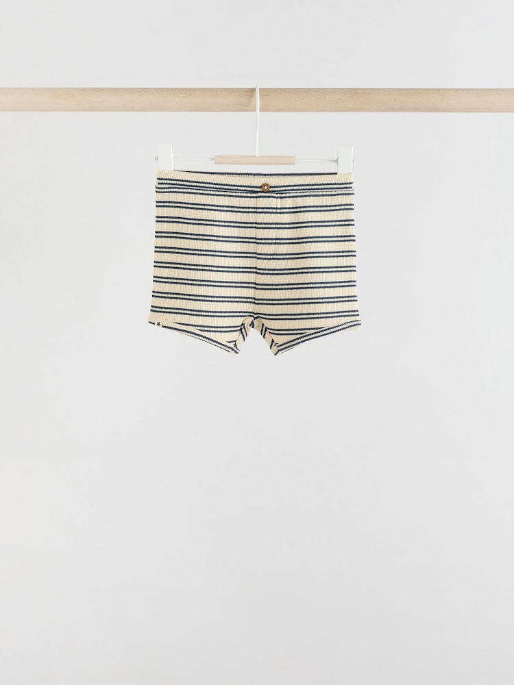 Mineral Stripe Baby Tops and Shorts Set 6 Piece - Image 4 of 17