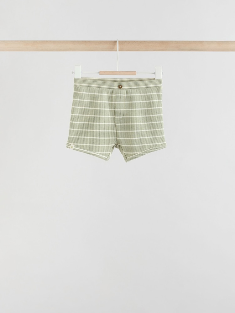 Mineral Stripe Baby Tops and Shorts Set 6 Piece - Image 8 of 17