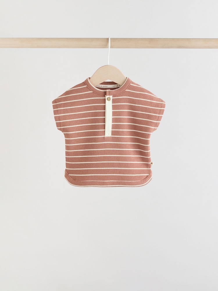 Mineral Stripe Baby Tops and Shorts Set 6 Piece - Image 9 of 17