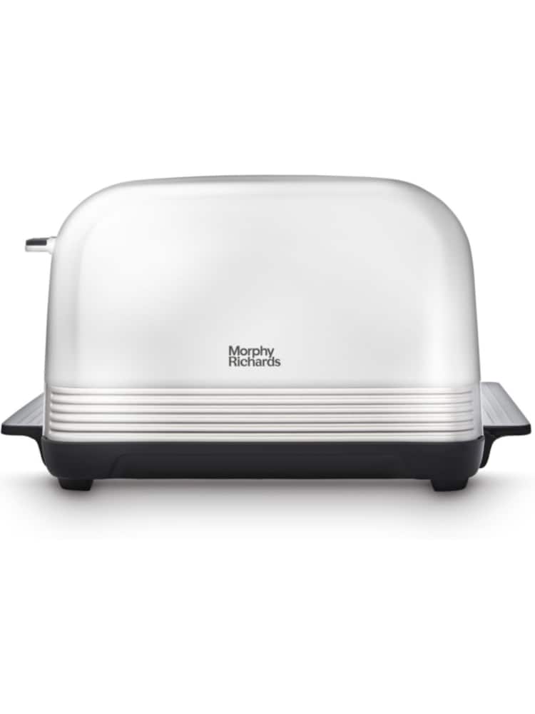 Morphy Richards Black/White Venture Retro 4 Slice Toaster - Image 2 of 4 Morphy Richards Black/White Venture Retro 4 Slice Toaster - Image 2 of 4