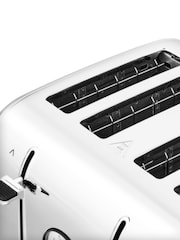 Morphy Richards Black/White Venture Retro 4 Slice Toaster - Image 3 of 4