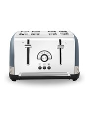 Morphy Richards Grey Venture Retro 4 Slice Toaster - Image 1 of 4