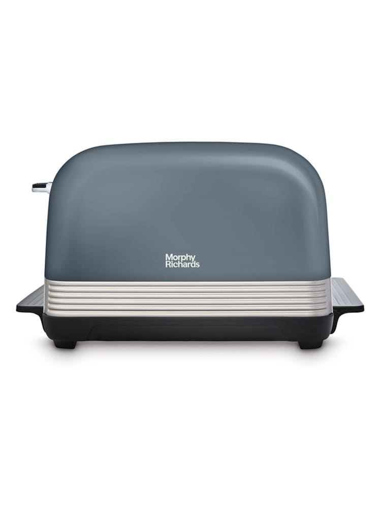 Morphy Richards Grey Venture Retro 4 Slice Toaster - Image 2 of 4