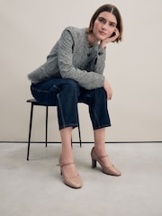 Blush Nude Standard Fit Forever Comfort® Round Toe Mary Jane Block Court Shoes - Image 2 of 4