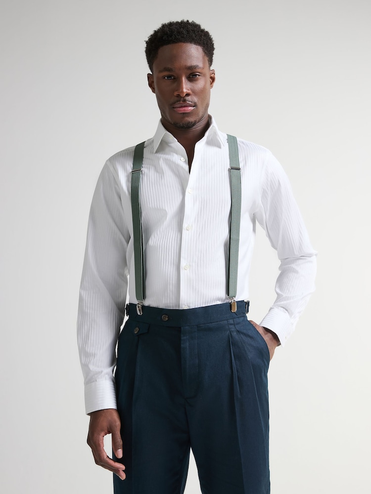 Sage Green Slim Braces - Image 1 of 3