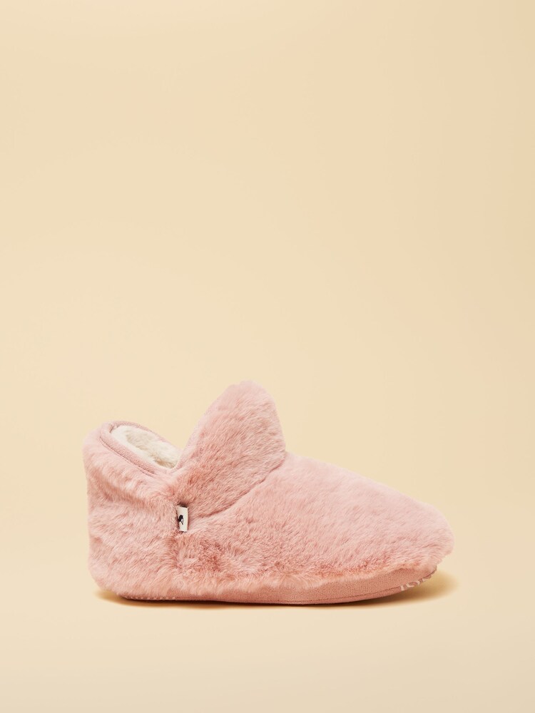 Joules Junior Cabin Pink Slipper Boot - Image 2 of 6 Joules Junior Cabin Pink Slipper Boot - Image 2 of 6