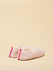 Joules Kids Slippet Pink Embroidered Slipper - Image 3 of 6