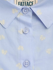 FatFace Whitney Chambray Blue Bows Shirt - Image 7 of 7