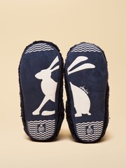 Joules Junior Cabin Navy Slipper Boot - Image 4 of 6