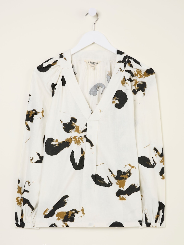 FatFace Channon Multi Floral Placement Blouse - Image 5 of 5