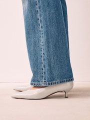Bone Standard/Wide Fit Forever Comfort® Point Toe Low Kitten Heels - Image 2 of 9
