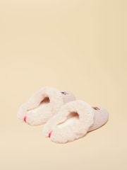 Joules Slippet Luxe Pink Artwork Slipper - Image 2 of 6