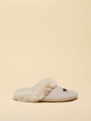 Joules Slippet Luxe Oatmeal Artwork Slipper - Image 3 of 6