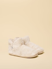 Creme - Joules Cabin Luxe Slipper Boot - Imagem 2 de 6