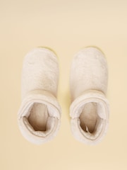 Creme - Joules Cabin Luxe Slipper Boot - Imagem 5 de 6