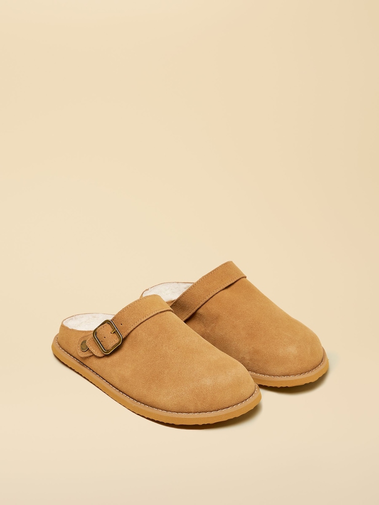 Joules Hampden Chestnut Brown House Shoe - Image 1 of 6