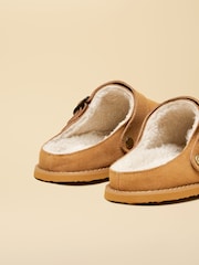 Joules Hampden Chestnut Brown House Shoe - Image 3 of 6