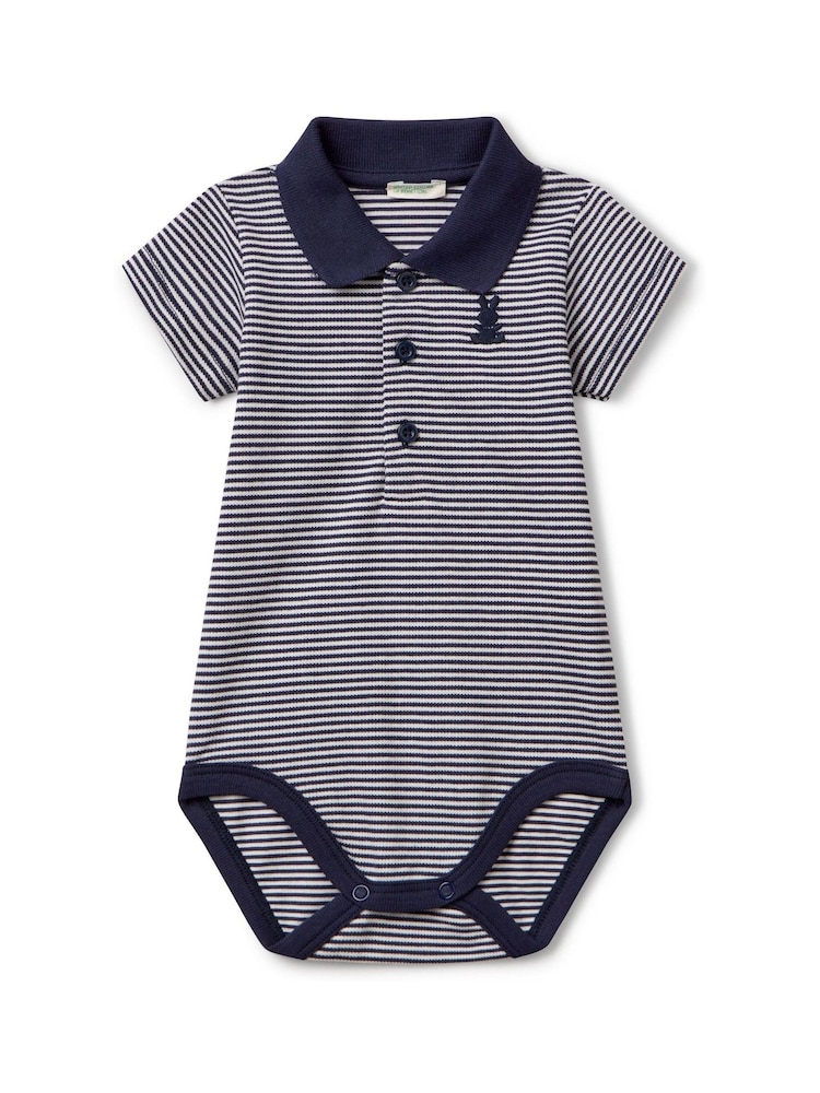 Benetton Baby Piquet Grow Bodysuit - Image 1 of 3