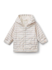 Benetton Baby Cream Printed Raincoat - Bild 1 von 3