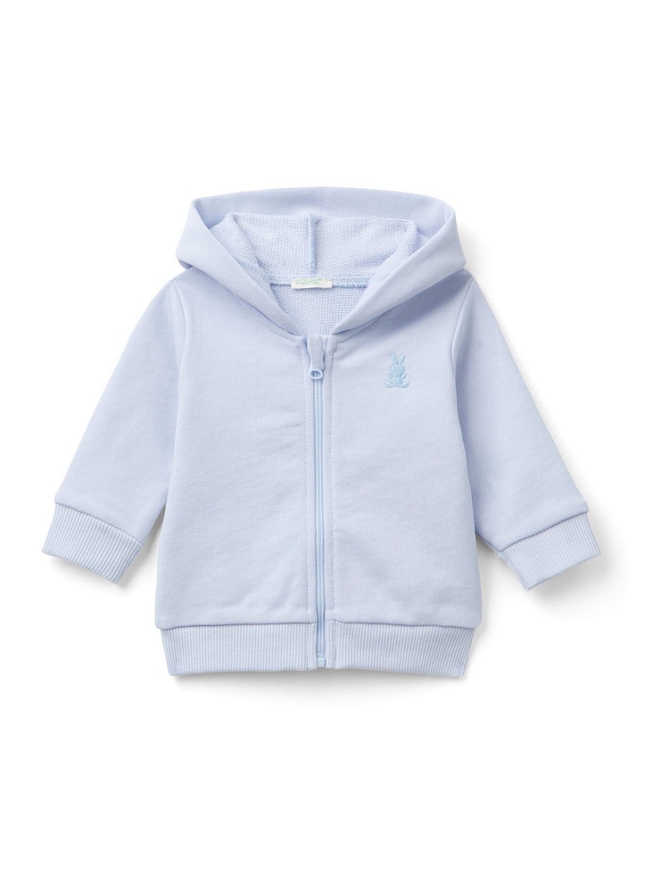 Benetton Baby Bear Ears 100% Cotton Hoodie - Image 1 of 3
