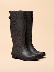 Negro - Botas de agua altas ajustables de Joules - Imagen 1 de 6