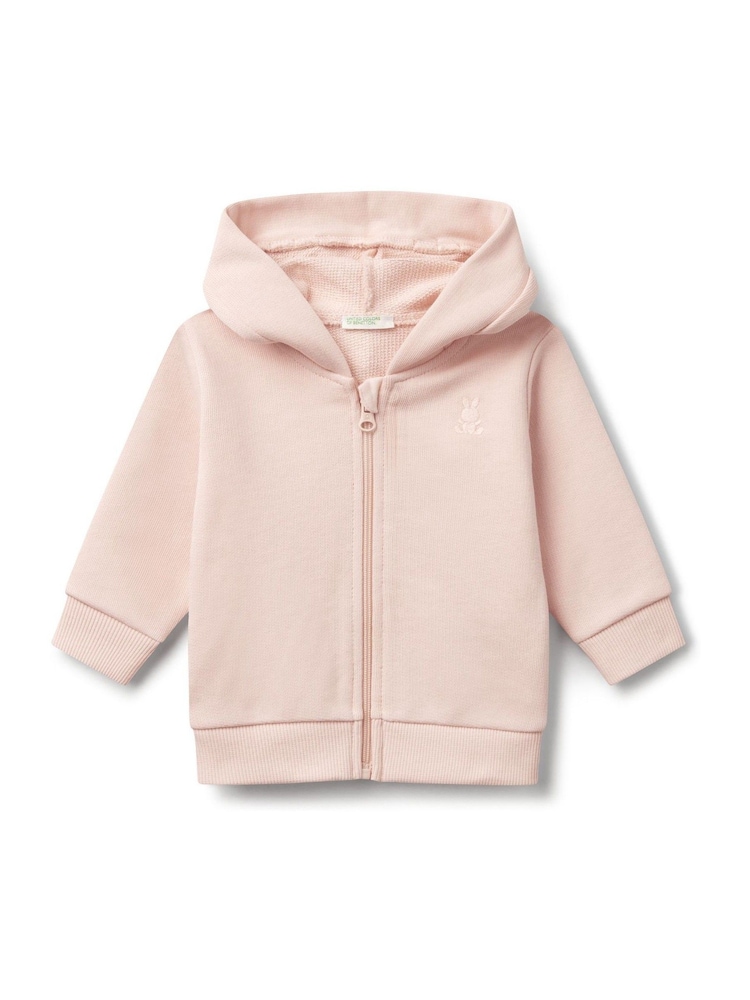 Benetton Baby Bear Ears 100% Cotton Hoodie - Image 1 of 3