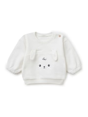 Benetton Baby Crew Neck Print 100% Cotton Sweatshirt - Image 1 of 3