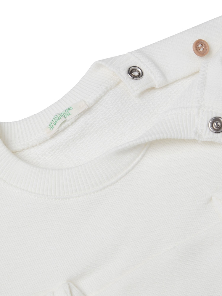 Benetton Baby Crew Neck Print 100% Cotton Sweatshirt - Image 3 of 3