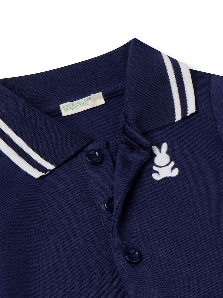Benetton Baby Piquet Grow Bodysuit - Image 3 of 3