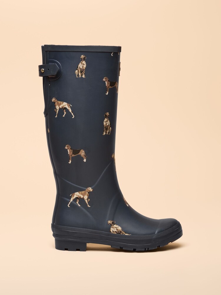 Azul marino - Botas de agua altas ajustables de Joules - Imagen 1 de 6