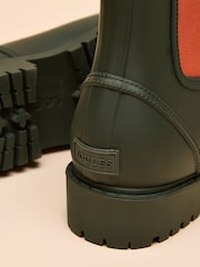 Joules Oakfield Green Short Neoprene Lined Wellies - Image 5 of 6