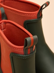 Joules Oakfield Green Short Neoprene Lined Wellies - Image 6 of 6