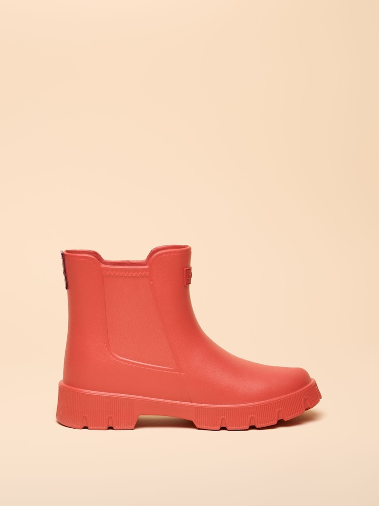 Rot/Orange - Joules Raindance leichte EVA-Knöchelgummistiefel - Bild 1 von 6