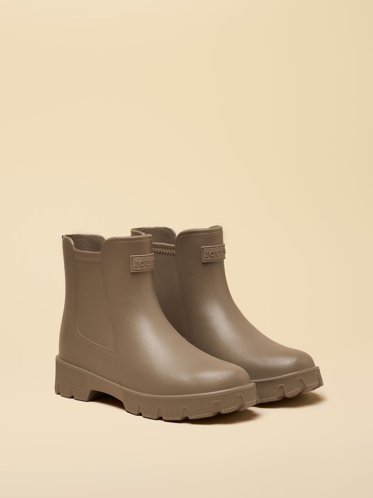Joules Raindance Mink Brown Lightweight EVA Ankle Wellies - Image 2 of 10 Joules Raindance Mink Brown Lightweight EVA Ankle Wellies - Image 2 of 10