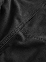 Black 100% Cotton Jort Shorts - Image 7 of 8