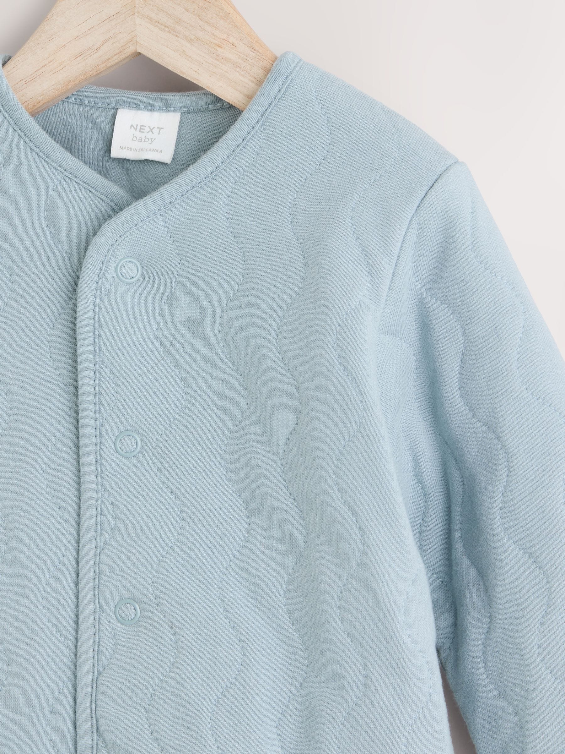Buy Blue Jersey Quilted Baby Jacket (0mths-2yrs) from Next USA