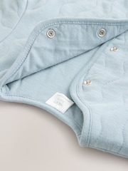 Blue Jersey Quilted Baby Jacket (0mths-2yrs) - Image 7 of 8